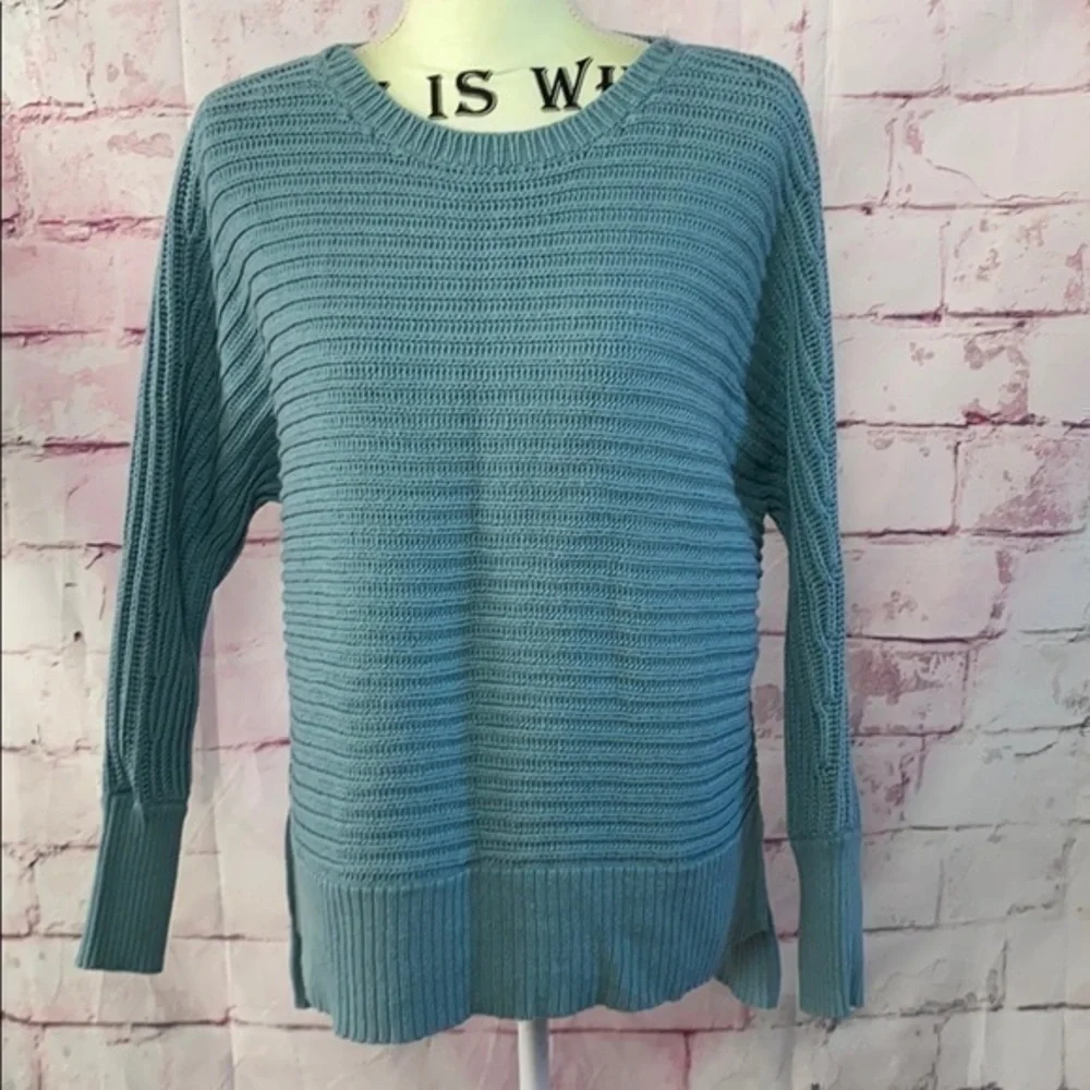 LOU & GREY Blue/Green Knitted Sweater